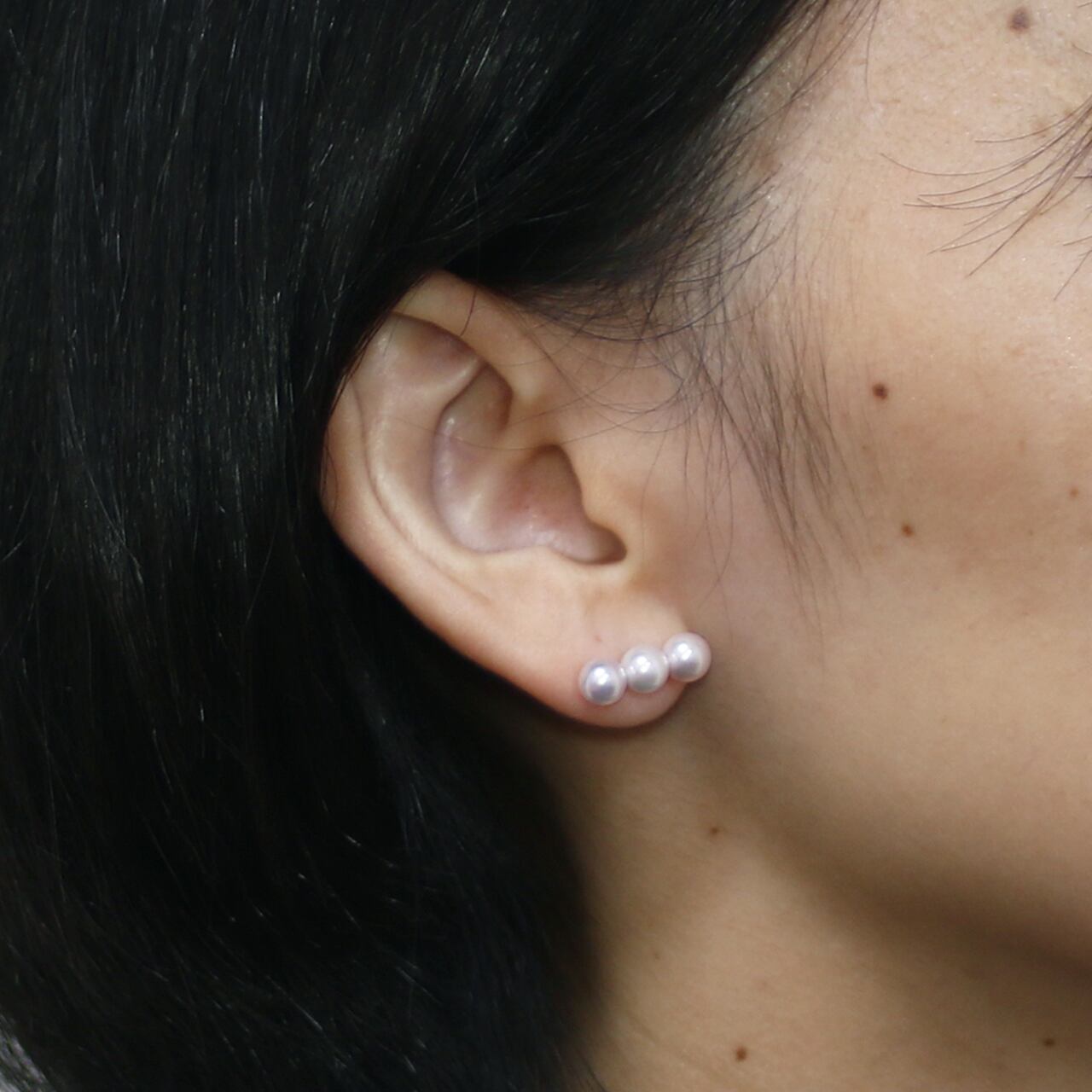 浜幸パール３連ピアス(アコヤ) パールピアス_290567 | HAMACO PEARL 浜幸パール