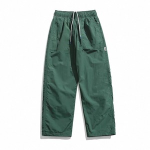 Utility nylon wide pants 1366