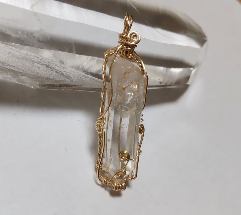 ∞ゴールデンコロンビアレムリアン・ペンダントトップ