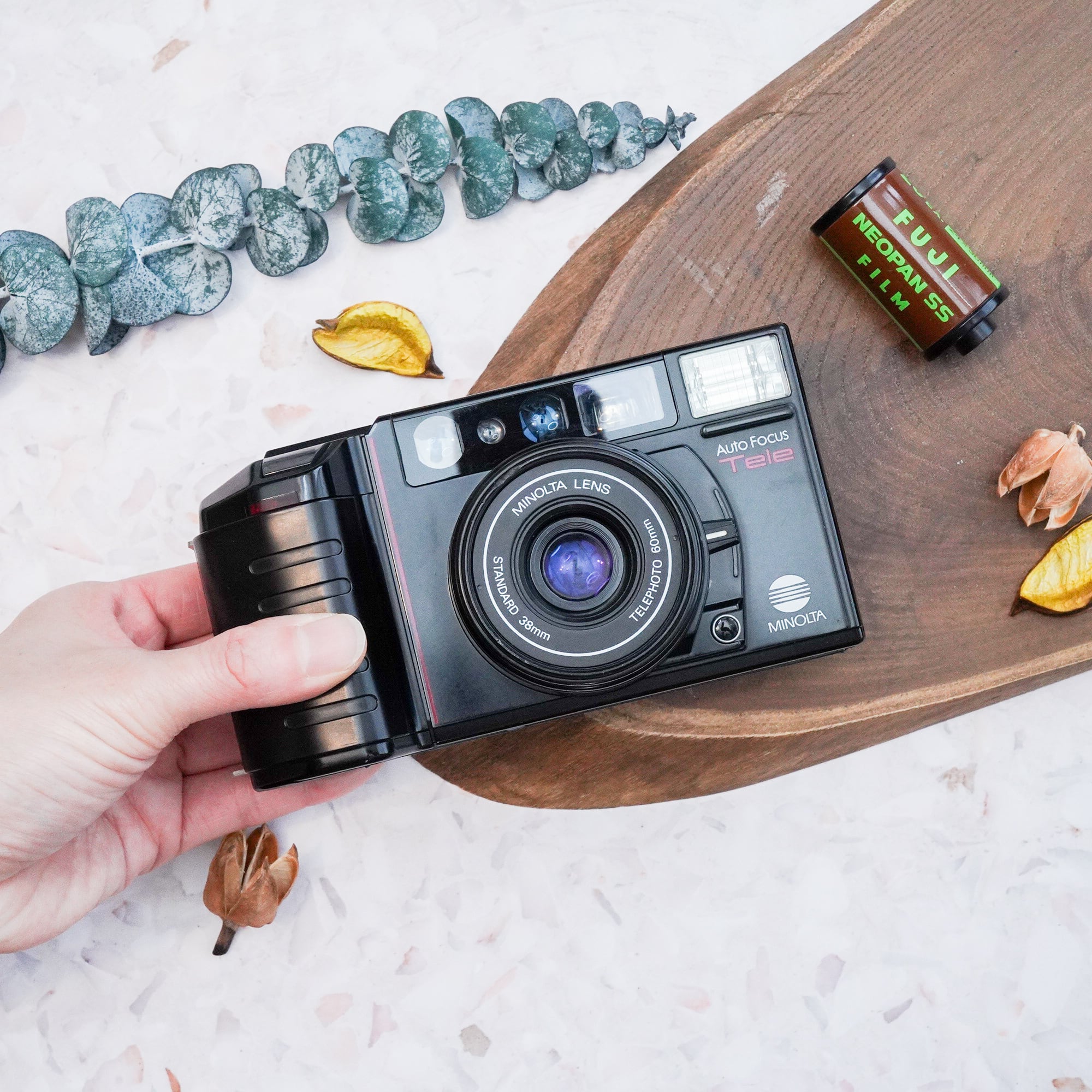 Minolta】 AF-Teleフィルムカメラ 希少な2単焦点モード | Macha Cameras