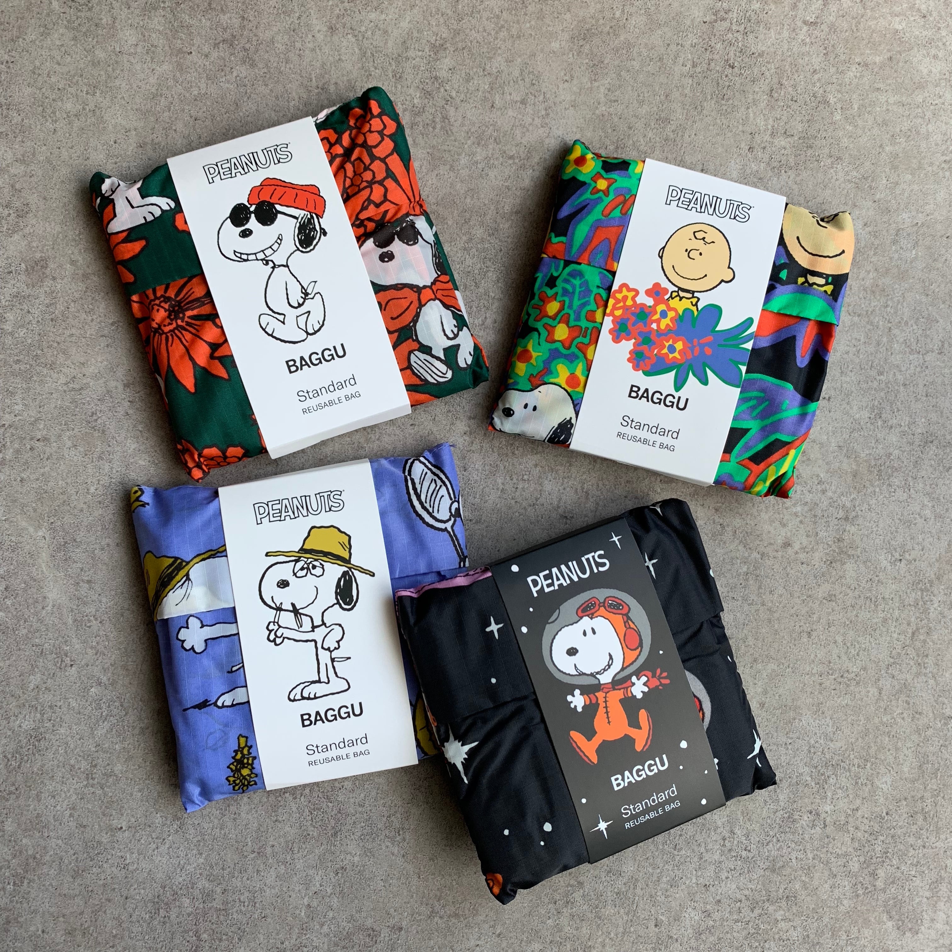 BAGGU スヌーピーエコバッグ SNOOPY STANDARD