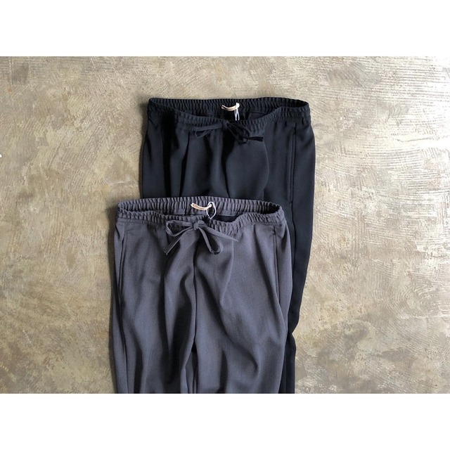 BASISBROEK (バージスブルック)『BRAVO』2019A/W Travel Wool Cropped Easy Pants