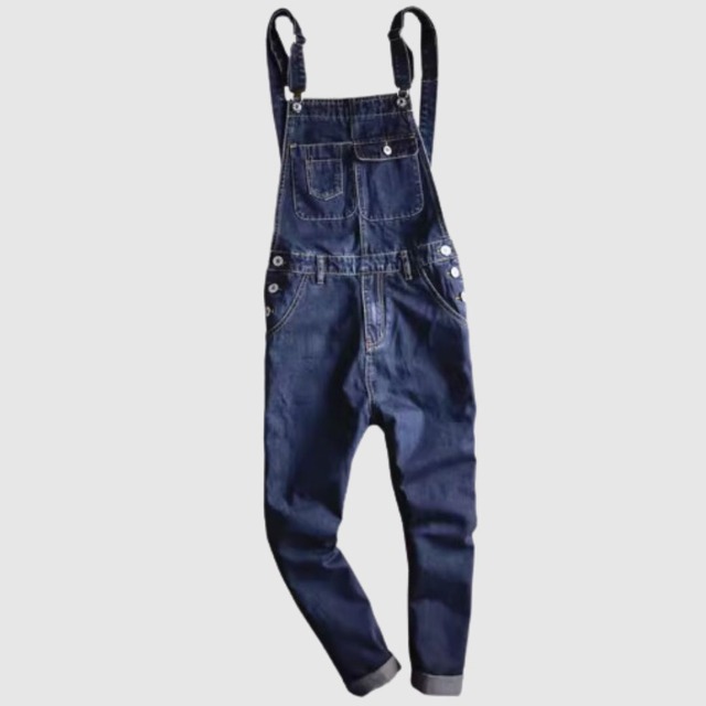 レトロデニムオーバーオール  H2044