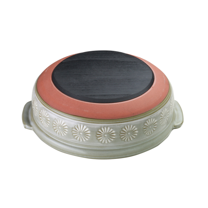 IH対応】マジカル土鍋 花三島 10号 | IH土鍋のオーシンショップ