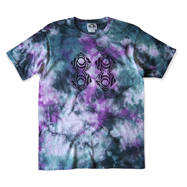 TKHOME FACTORY "88 LOGO" TIE DYE  T-SHIRT -M-