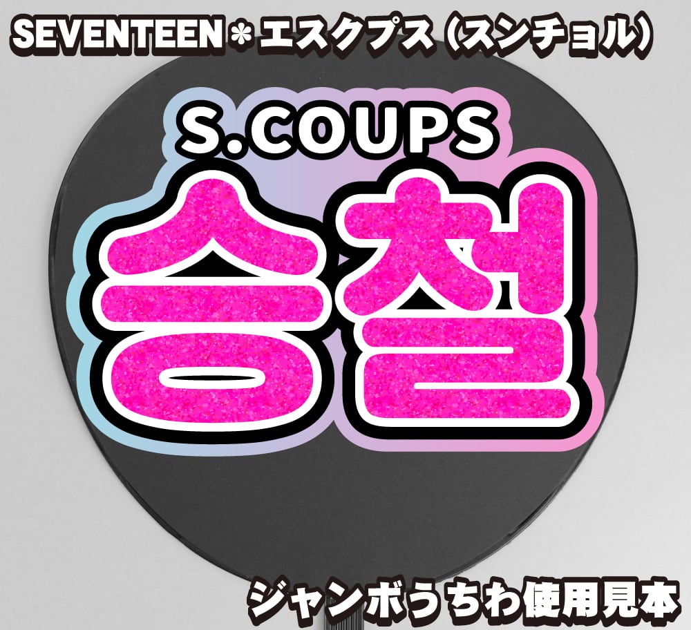 エスクプス うちわ seventeen