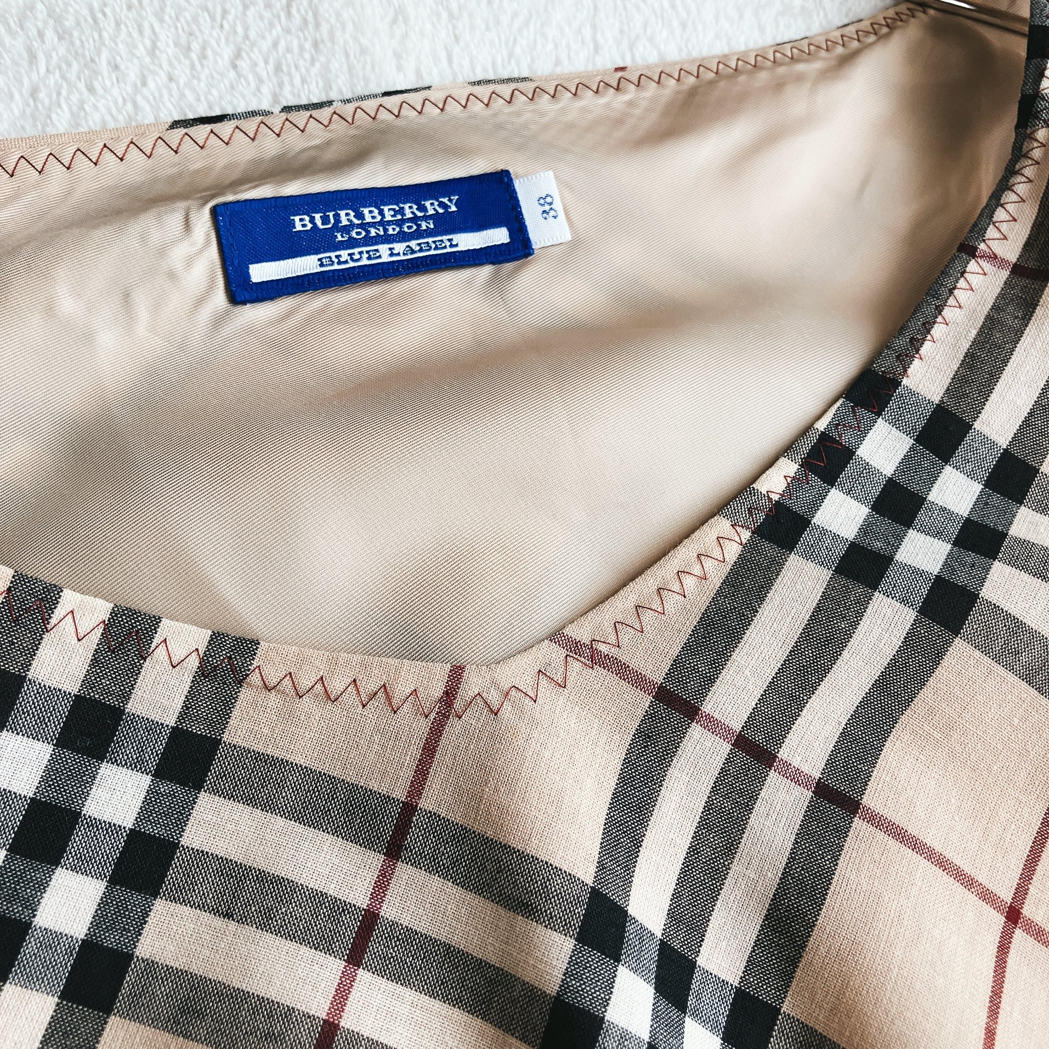 美品】BURBERRY BLUE LABEL バーバリーブルーレーベル☆ノバチェック A