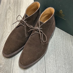 CROCKETT&JONES "BRECON" SUEDE CHUKKA BOOTS《7 1/2 E》