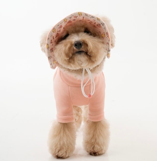 保温性抜群あたたかロンパース- (CORALPINK)