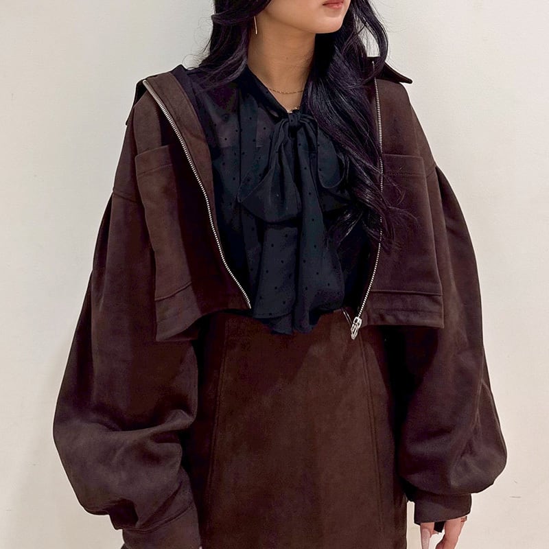 GENUINE Leatherスエードポンチョ GENUINE Leatherスエードポンチョ