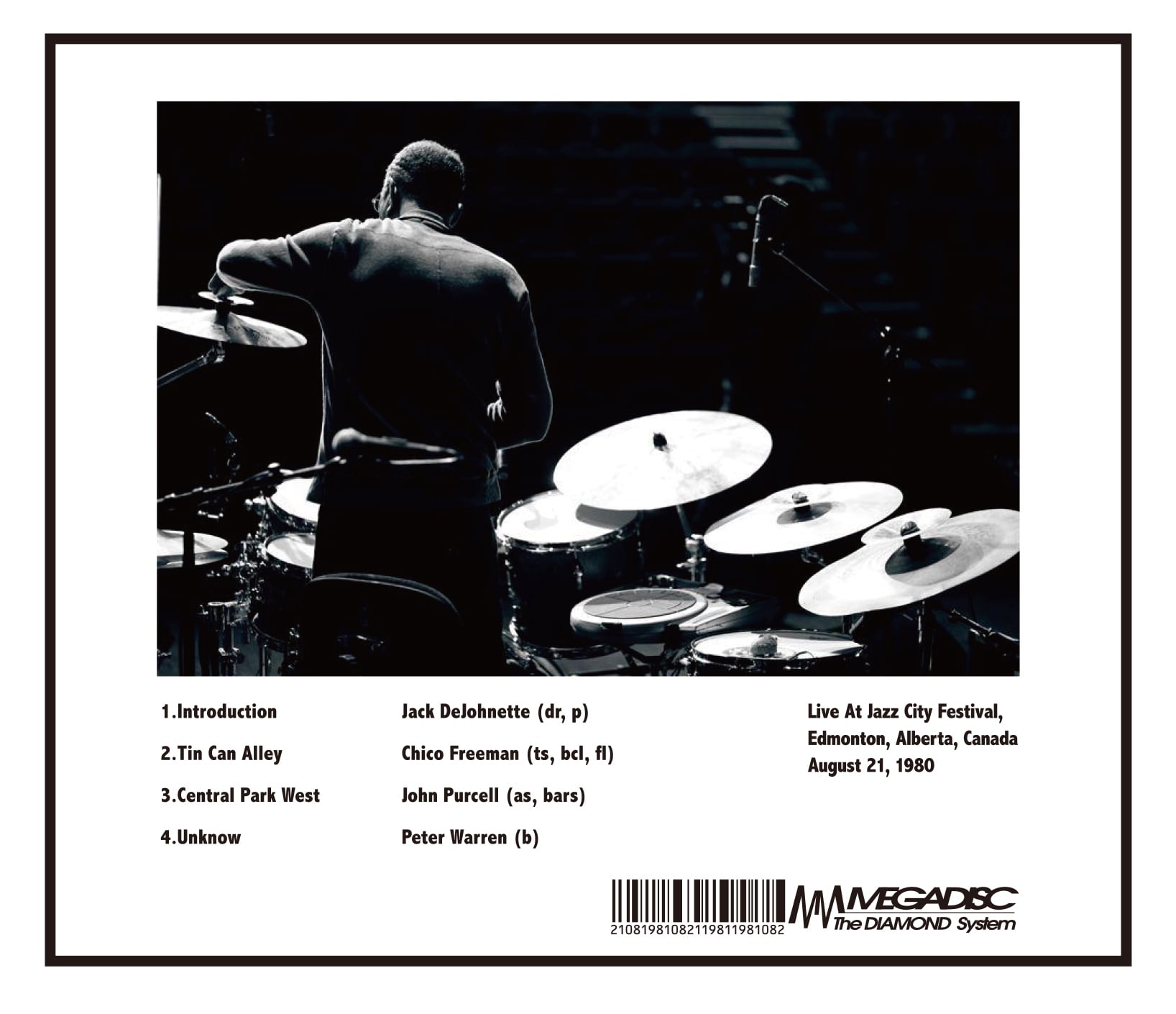 JACK DeJOHNETTE SPECIAL EDITION / JAZZ CITY 1980(1CDR)放送用音源盤