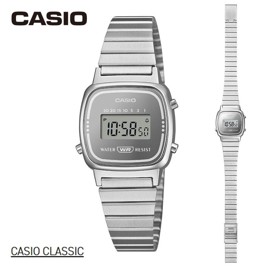 レディース CASIO “CLASSIC” LA670WES-7AJF シルバー／シルバー