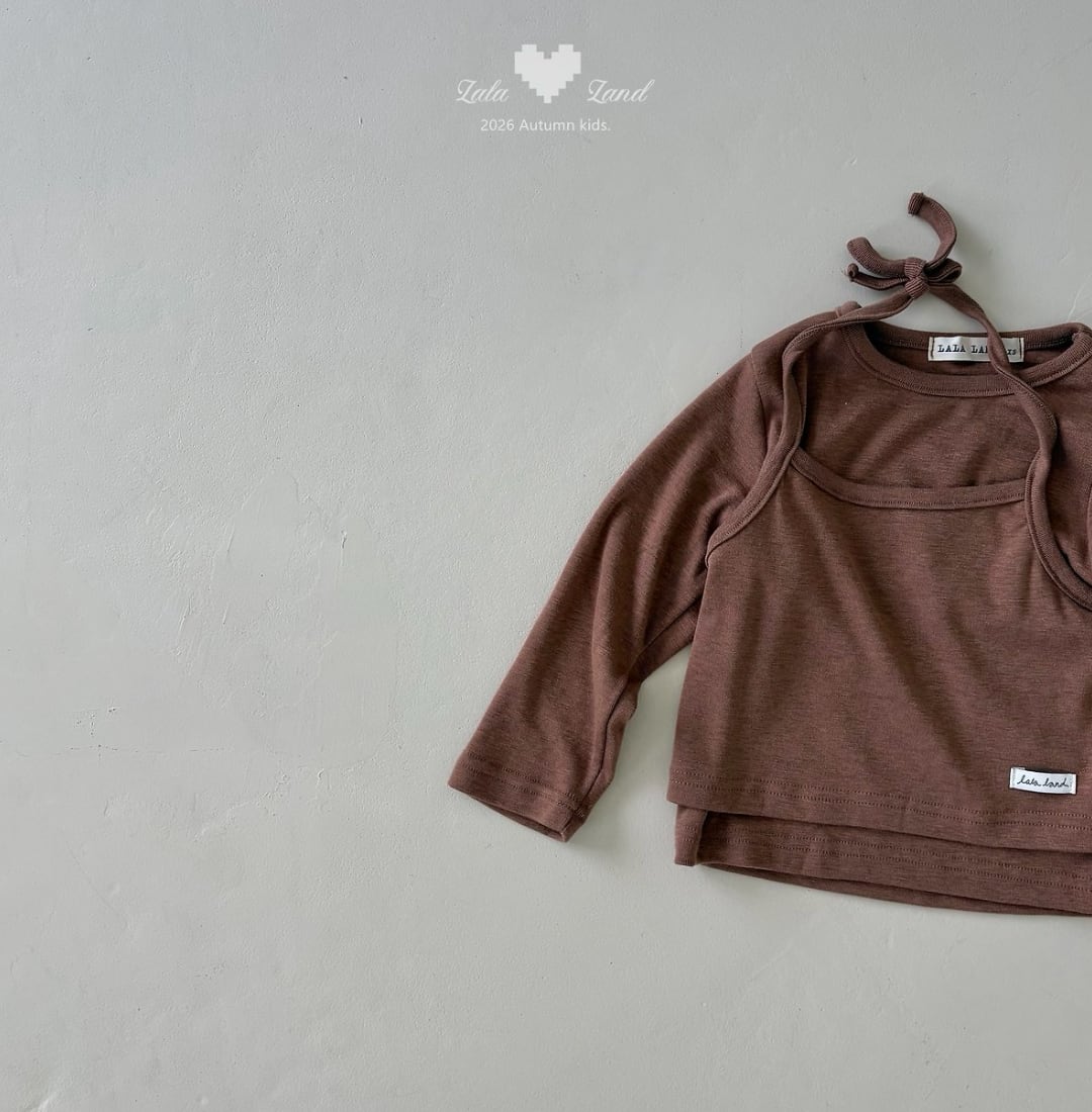 送料無料【予約】/  kidsホルターTシャツ /lalaland