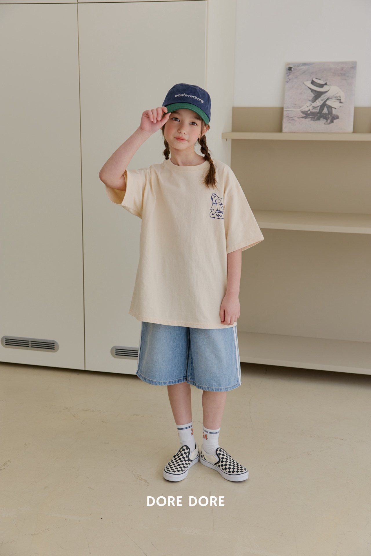 [DOREDORE] Whatever Tee Shirt / [도레도레] 왓에버티셔츠