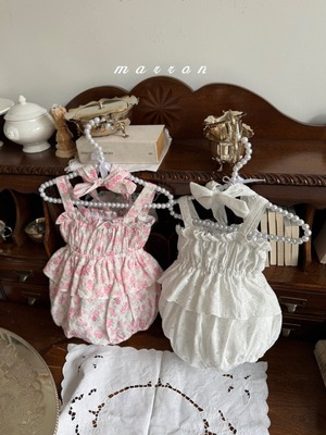 【80cm】marron / summer suit set