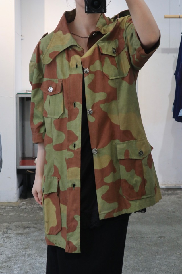 60s italian military camouflage jacket
