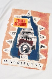 TOWER RECORDS double print t shirt