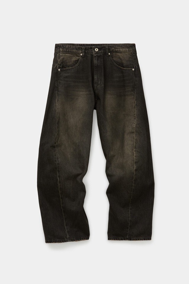[COOR] Washed Engineer Jeans V2 (Washed Black) 正規品 韓国ブランド 韓国通販 韓国代行 韓国ファッション クール クーア クアー COOR 日本 店舗