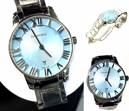 TIFFANY＆CO   ティファニー アトラス　ウォッチ  2-ハンド 29mm  ティファニーブルー文字盤