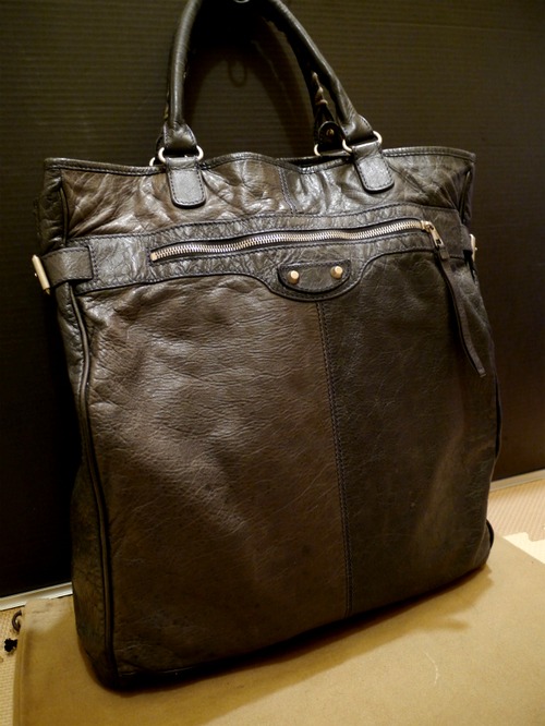 レア◆BALENCIAGAバレンシアガ ヘキサゴン レザー トート バッグ