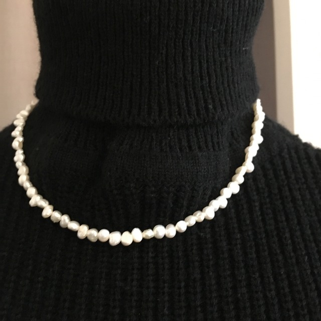 即納 不揃いバロックパールネックレス Ac362 Irodoriina