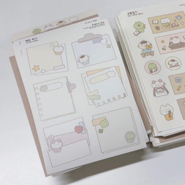 every doi〔sticker set -4種類- 〕