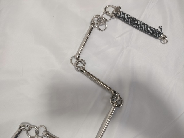 九節棍 鉄製 武具レプリカ 太極拳演武用