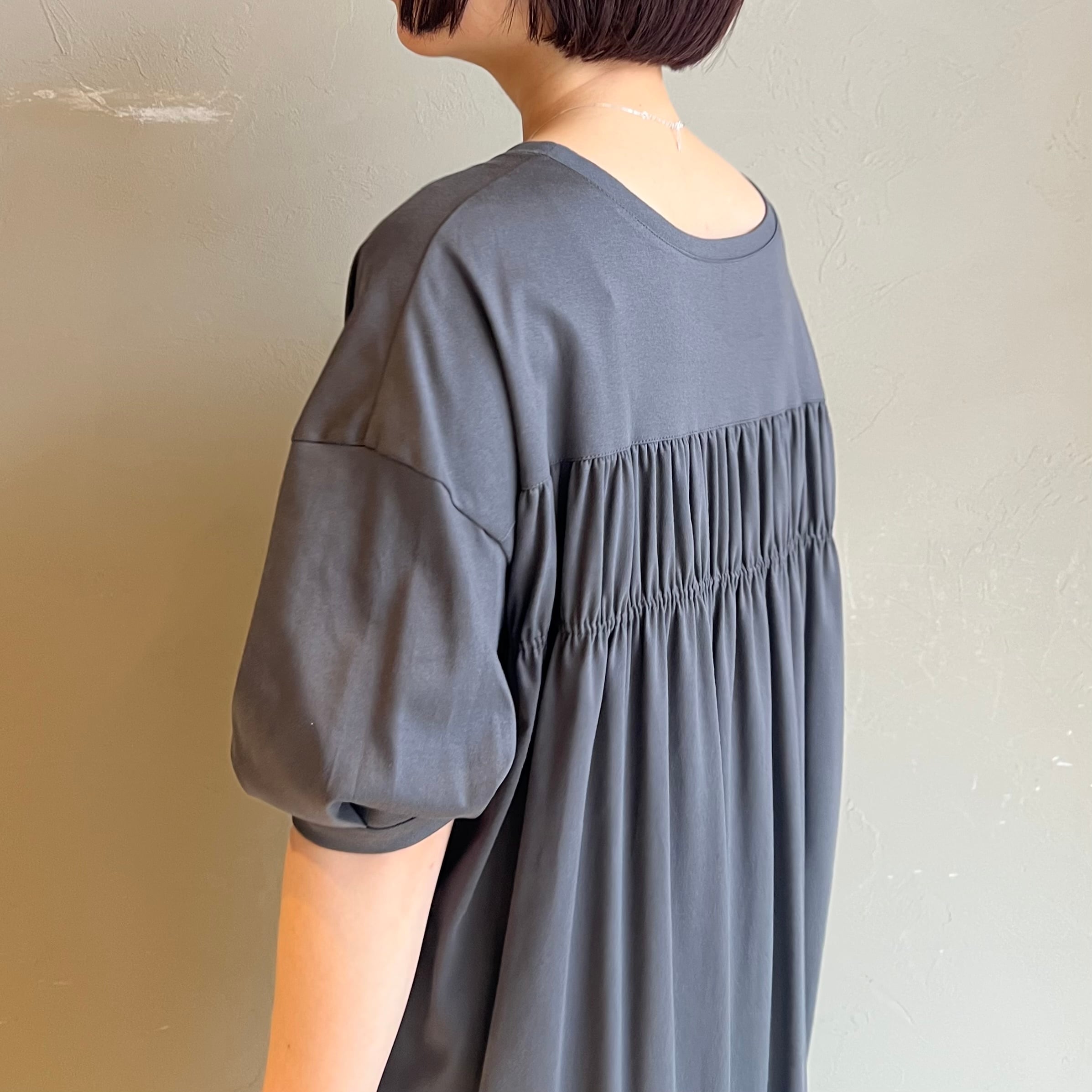QTUME 】2wayシャーリングワンピース | valance 福井｜レディース