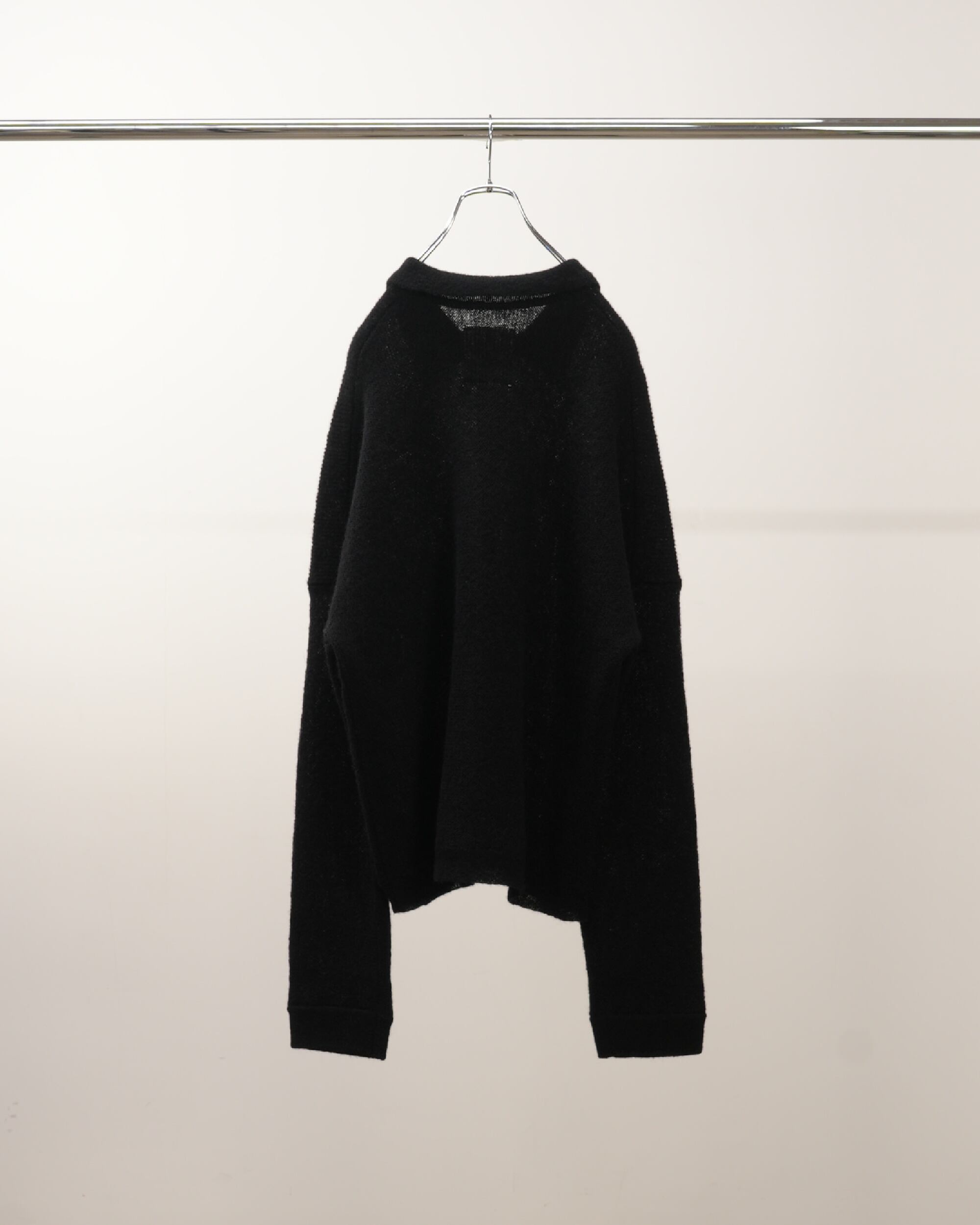 ANCELLM】 KIMONO KNIT SHIRT 