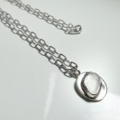 Horizon / Sea Glass Pendant Head Round