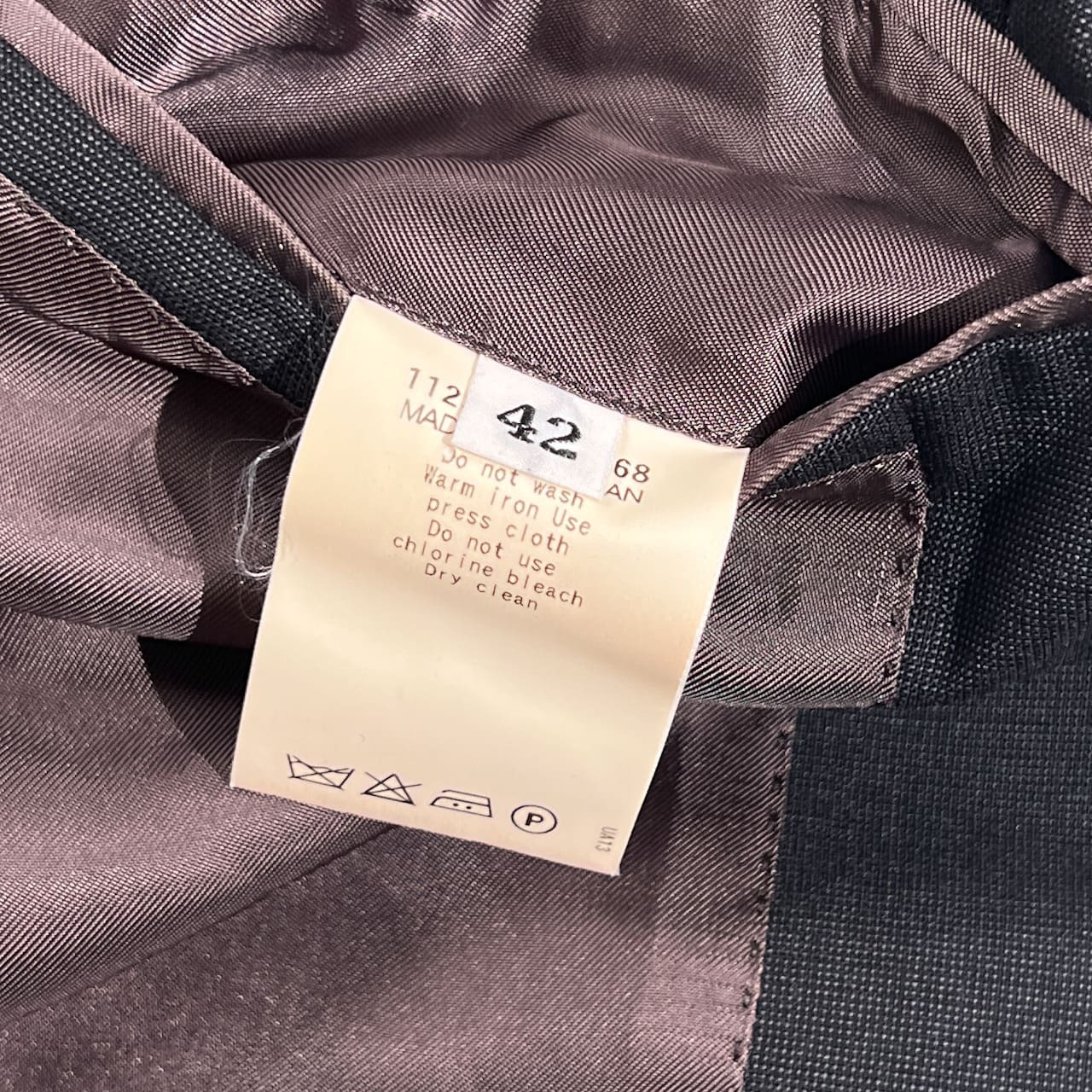 UNITED ARROWS TOKYO ユナイテッドアローズ ウール 3B 背抜き テーラードジャケット サイズ 42 /ダークグレー ブラック系 メンズ ビジネス