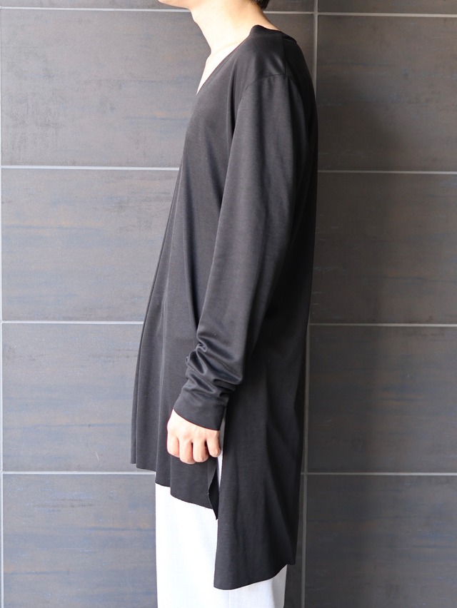 V neck long top