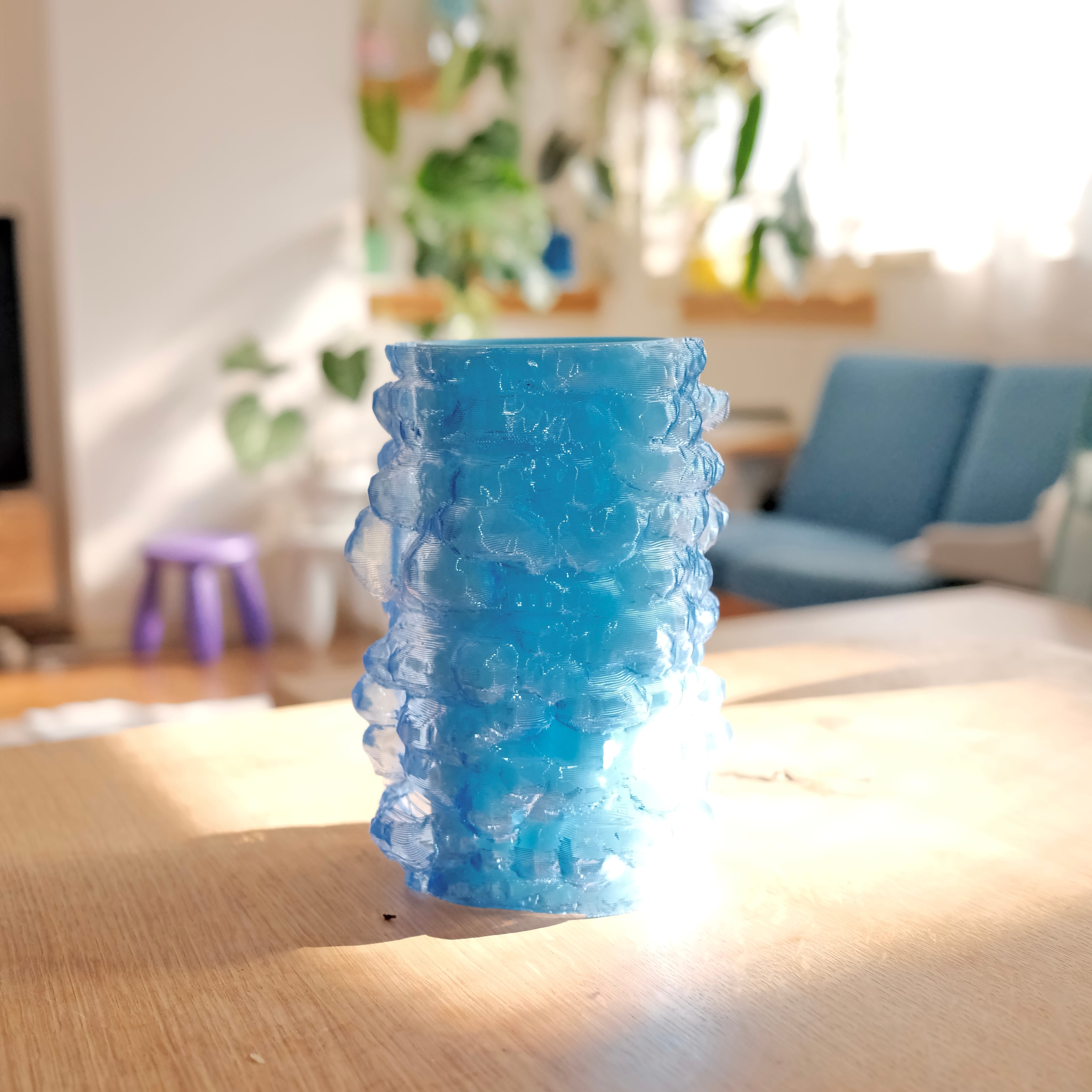 Moln vase 水色・フラワーベース 花瓶 | tanuki plants(タヌキプランツ)