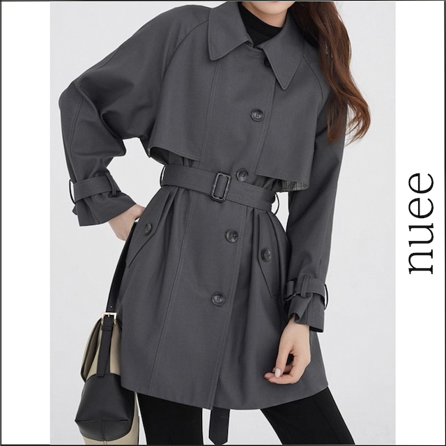 ドレープミドルトレンチコート　N00091