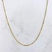 【14K-3-47】18inch 14K real gold chain necklace