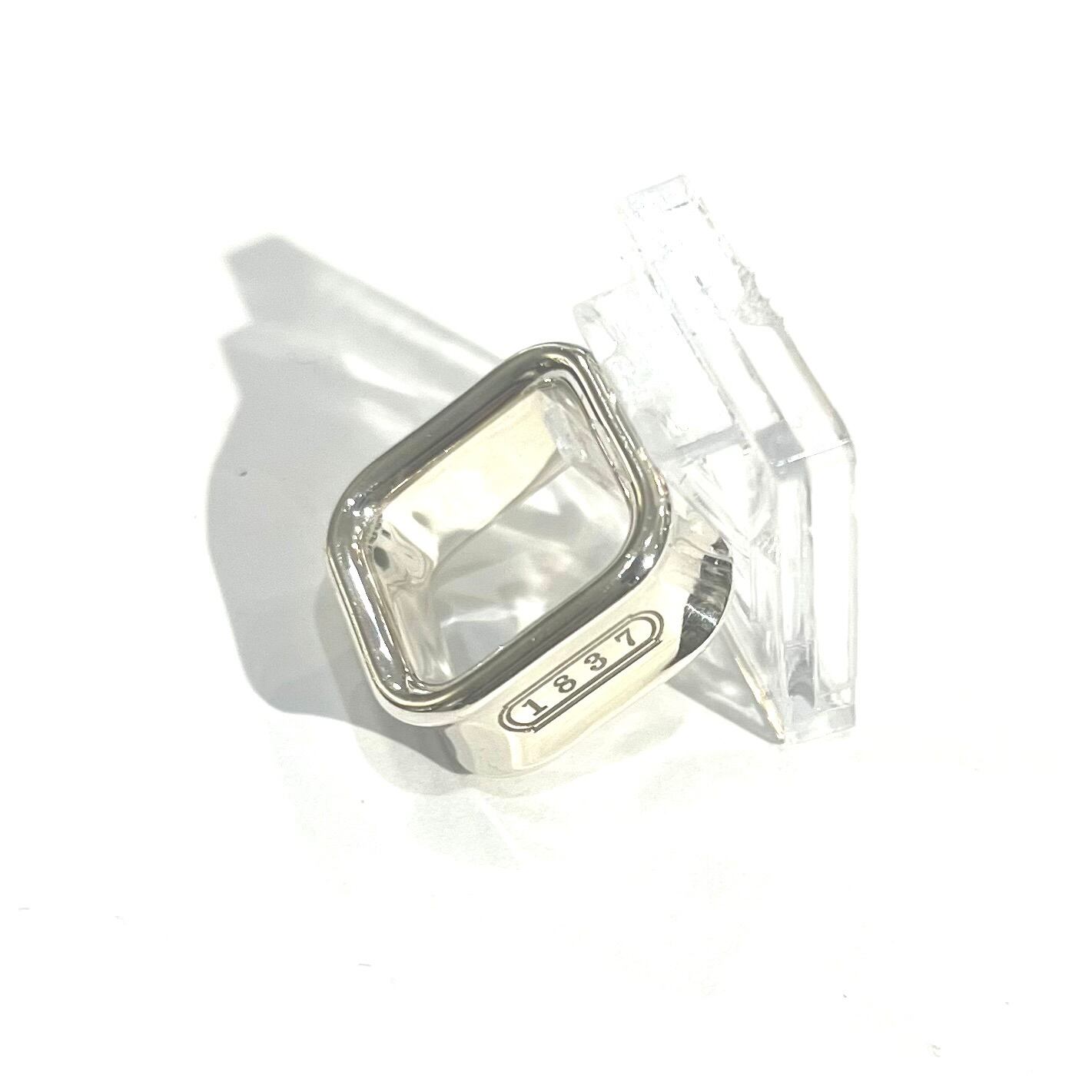 TIFFANY&CO.】【約4-5号 】2476 希少1837 スクエアリング／シルバー925