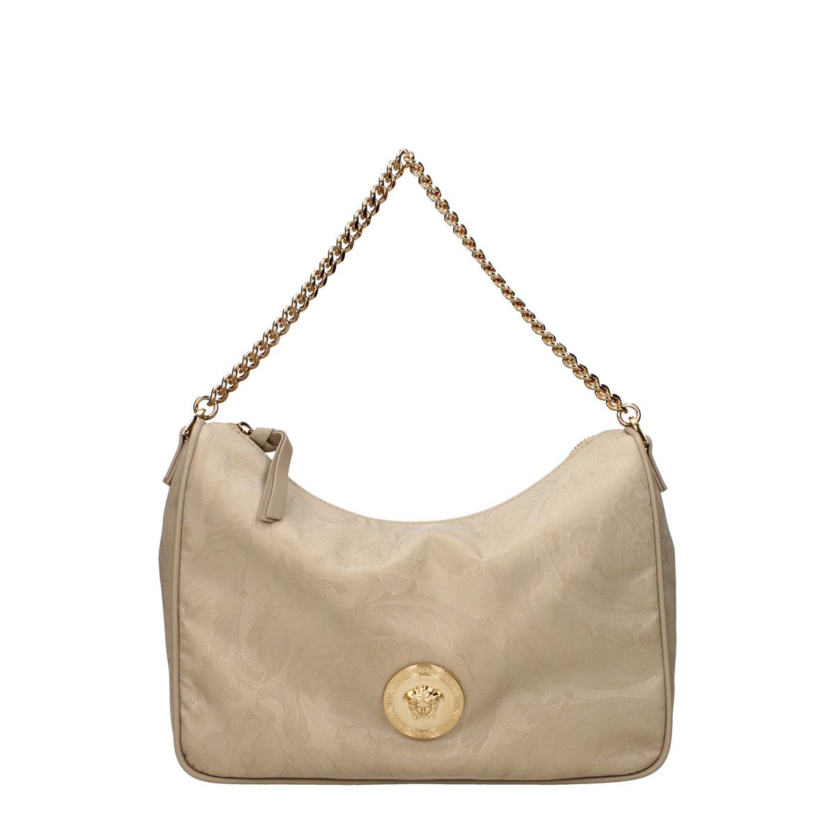 【新品】VERSACE ヴェルサーチェ レディース ハンドバッグ ファブリック ベージュ 10028771A133041KD4V