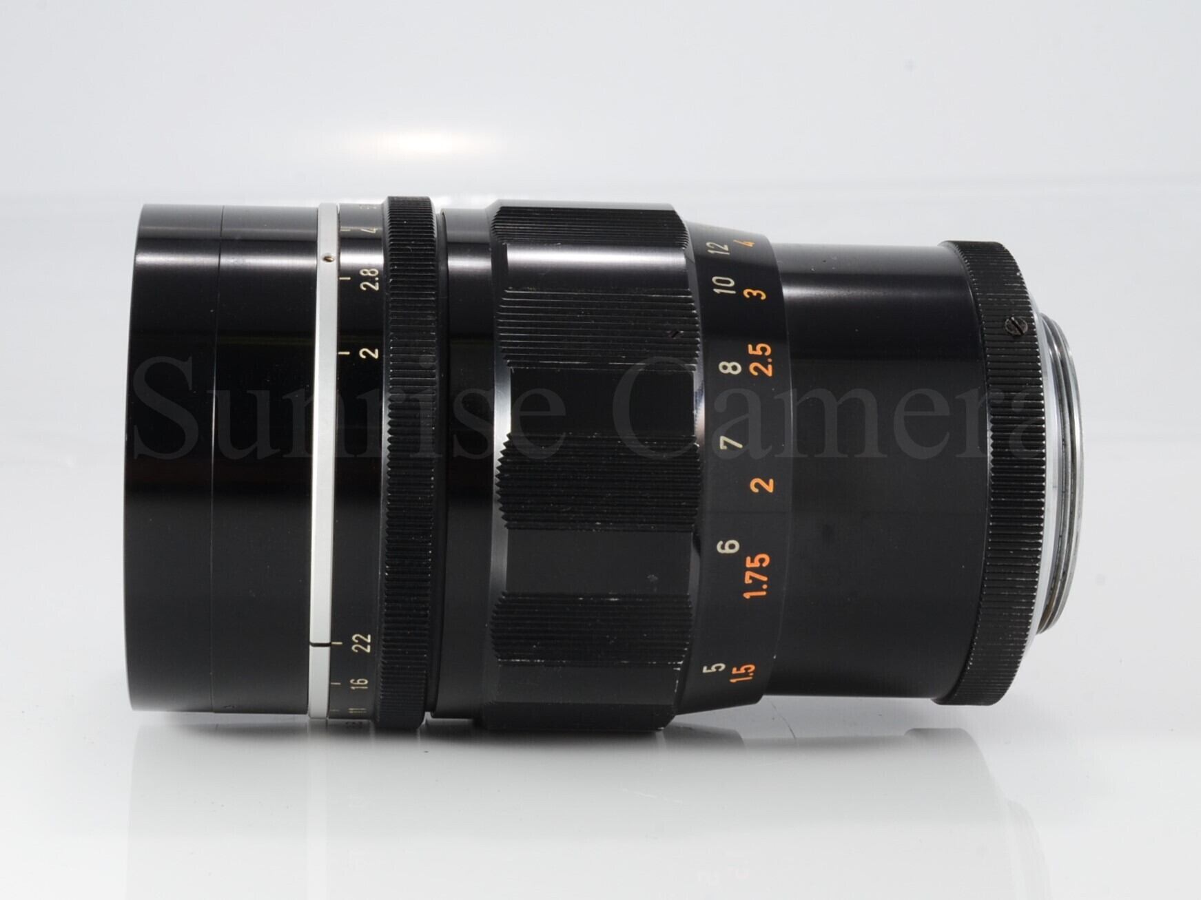 美品　CANON 100mm f/2 レンズ キヤノン　l39 Canon 100mm F2 L39 キヤノン 単焦点 中望遠レンズ (60868