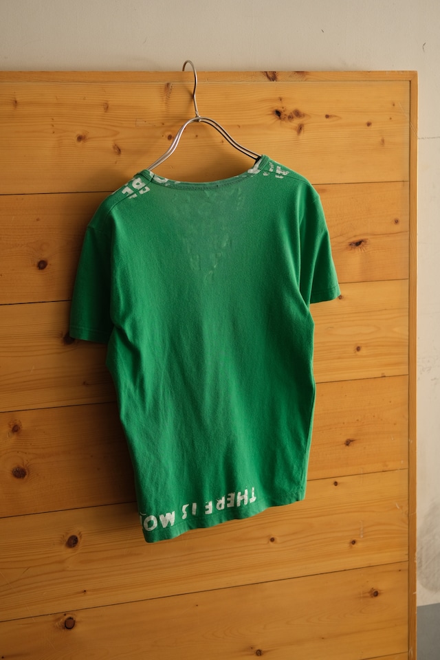 IORI/"Maison Margiela" AIDS t-shirt/green,white