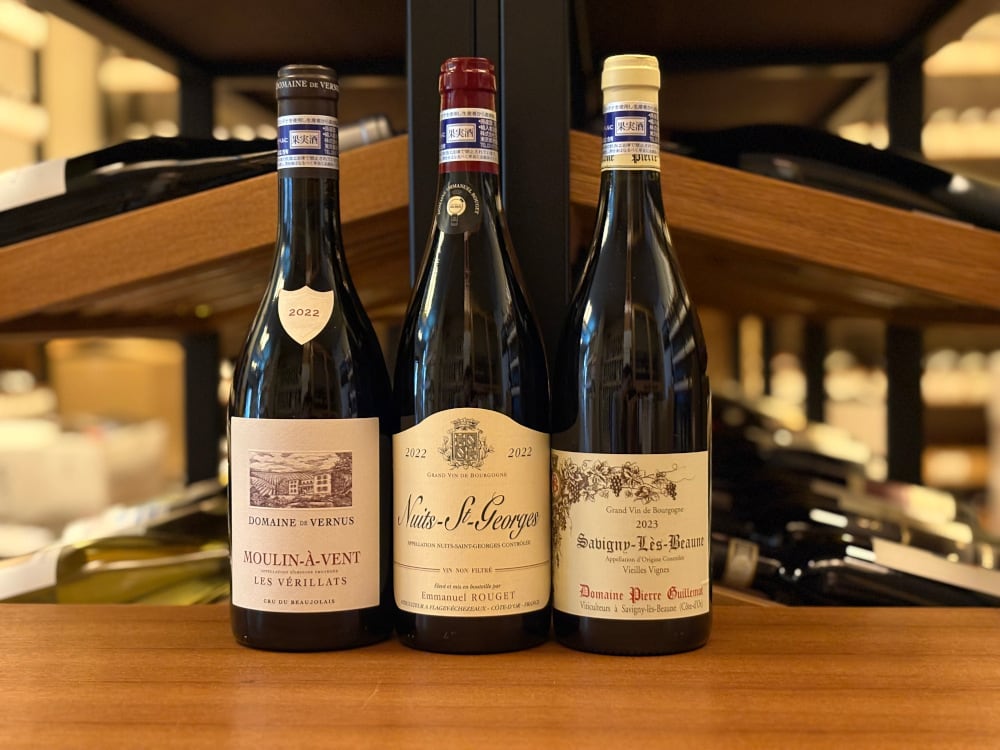ニュイ・サン・ジョルジュ 赤 2022年 エマニュエル・ルジェ を含む3本セット