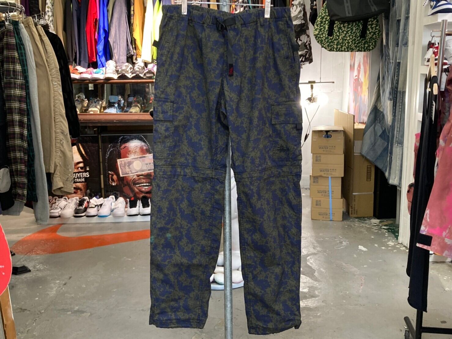 stussy × gramicci cargo zip off pant