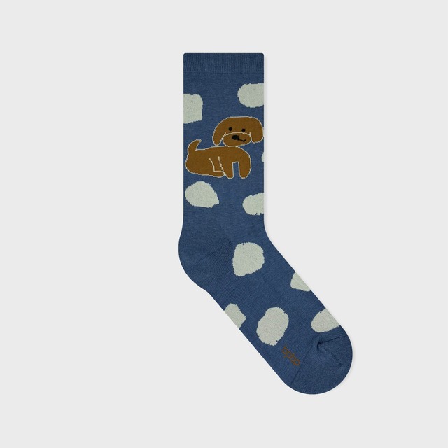 【JIN KITAMURA】北村人 SOCKS DOT POODLE ソックス ドット プードル