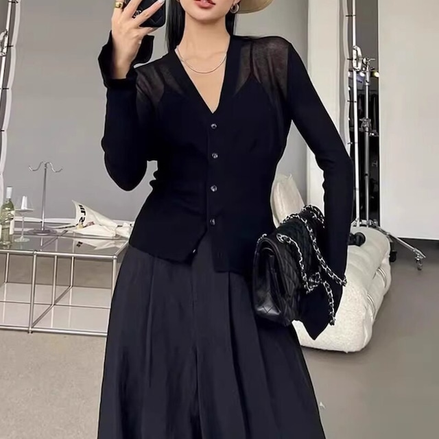 sheer cardigan 10980