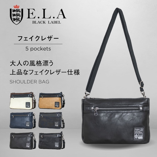 E.L.A イーエルエー ショルダーバッグ クラッチバッグ カジュアルバッグ 2way ELA-5387