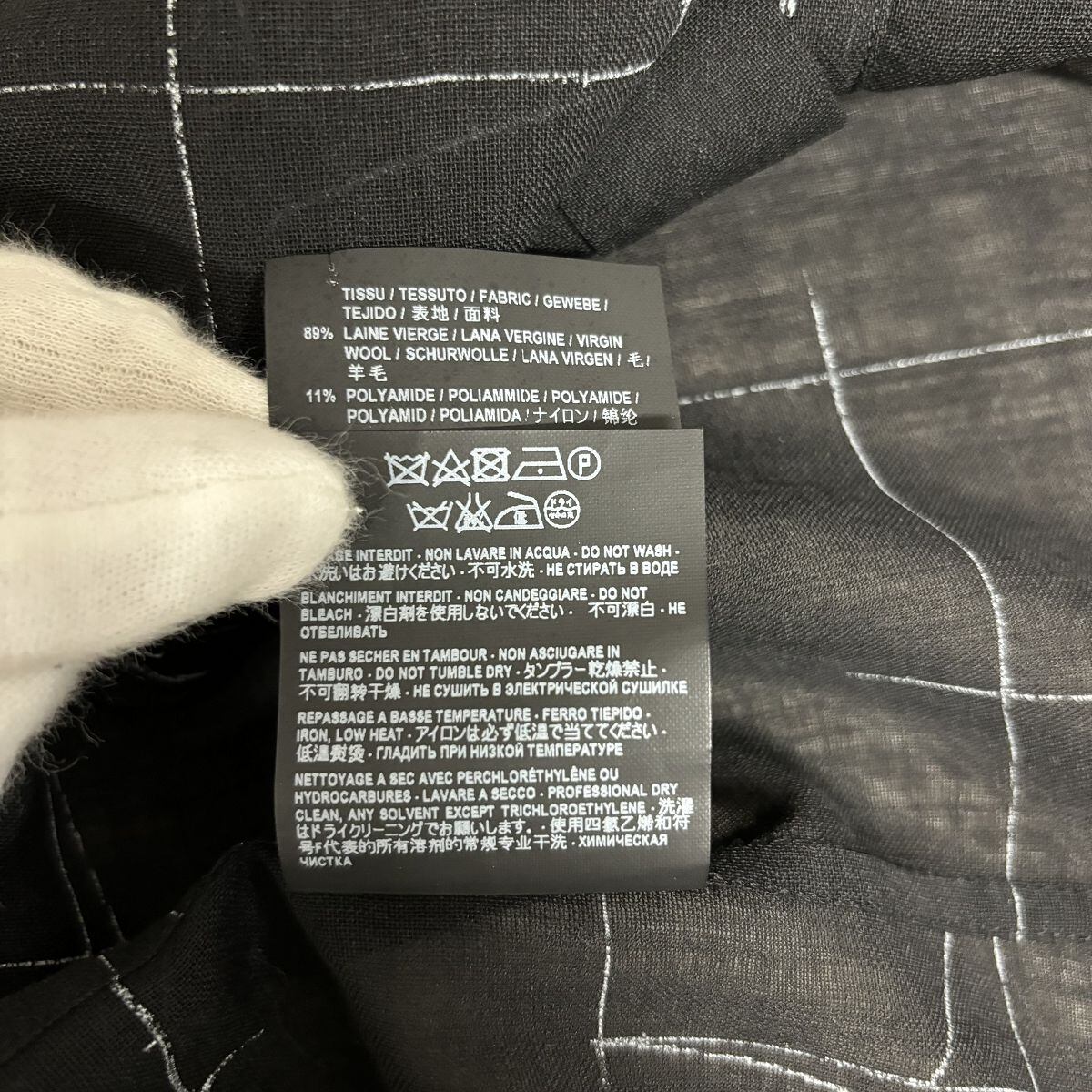 SAINT LAURENT 黒 長袖デニムシャツ （SAINT LAURENT/サン