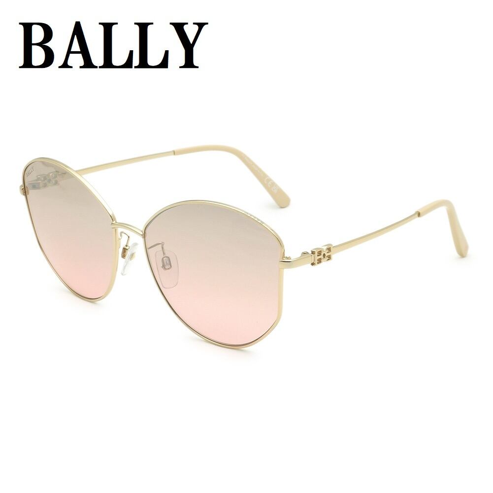 BALLY SUNGLASSES BY0100-H 28F 60 BROWN GOLD バリー サングラス UV