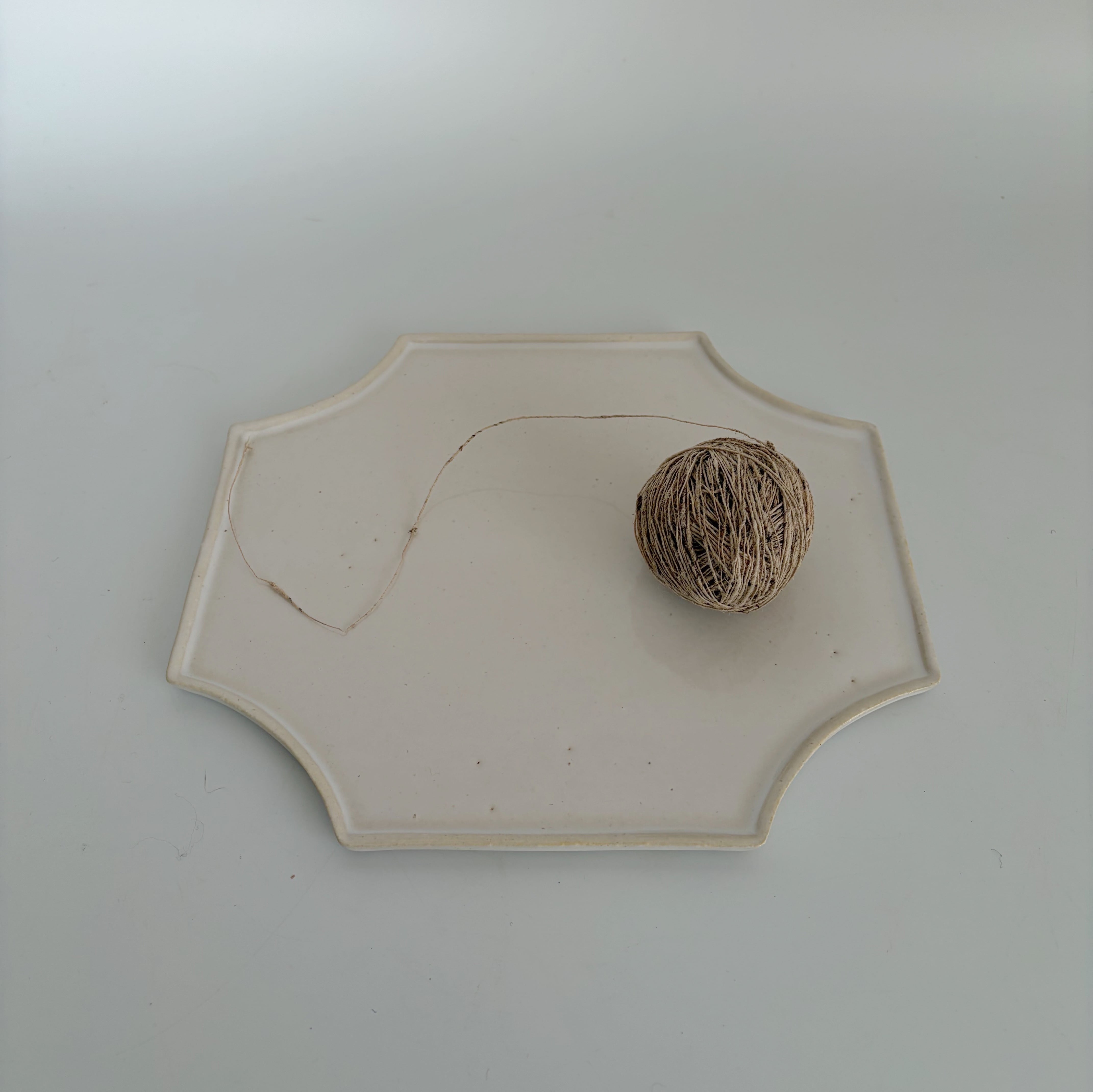 プレート四角　額賀香織