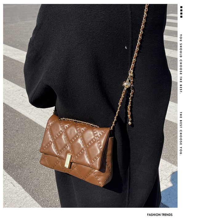 スタンダードオータムウィンタースタイルチェーン レトロ 秋物 冬物 メッセンジャーバッグ Tiancai_Wing_Bag70426710672