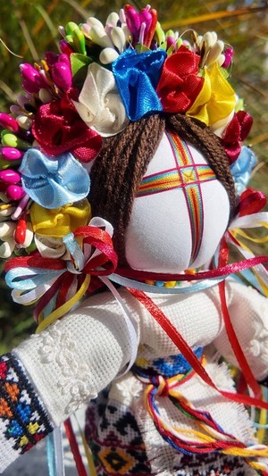 UA.Designer手作りモタンカ（ウクライナの御守り）