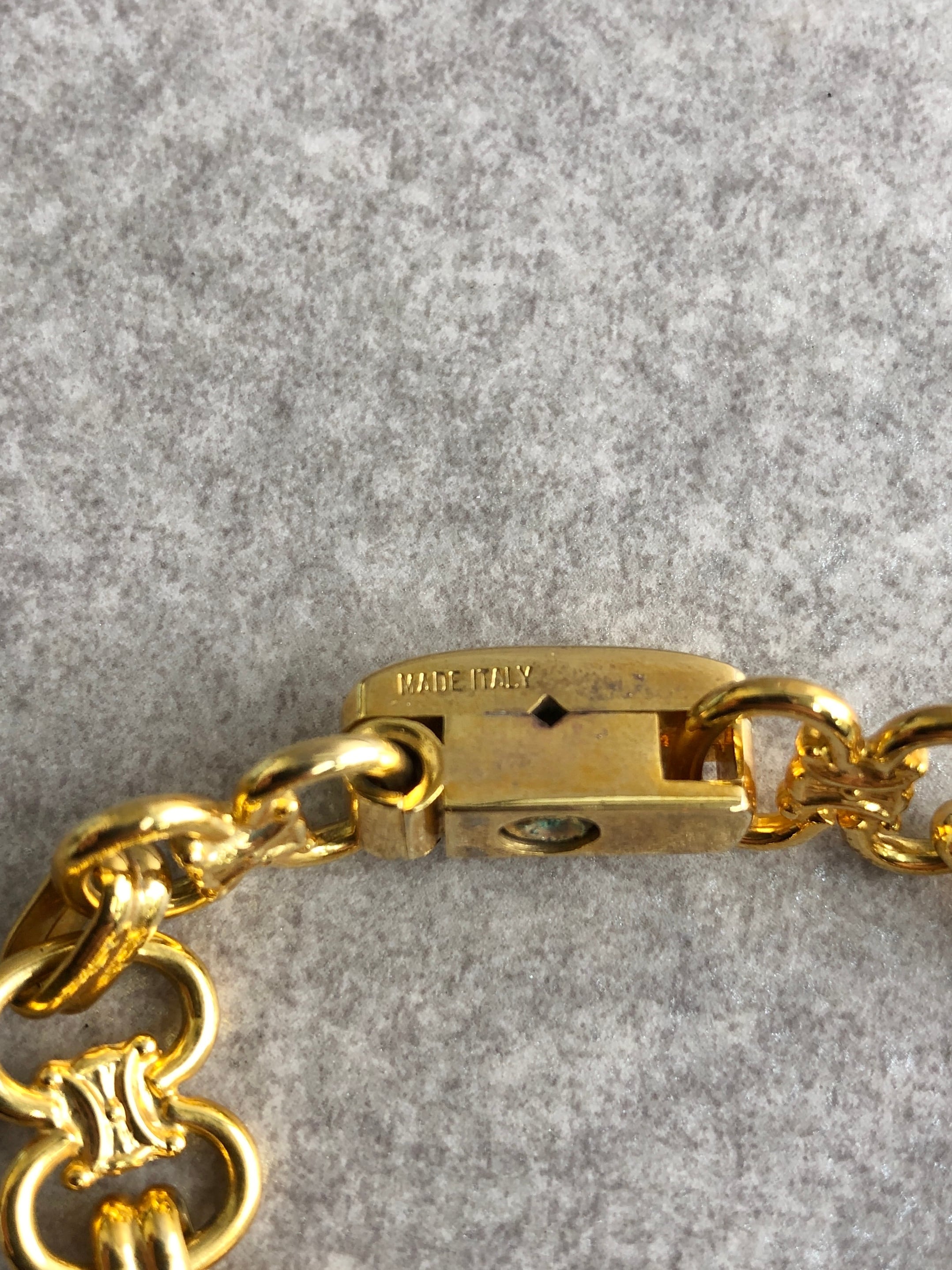 CELINE セリーヌ ブレスレット ゴールド ホースビット vintage